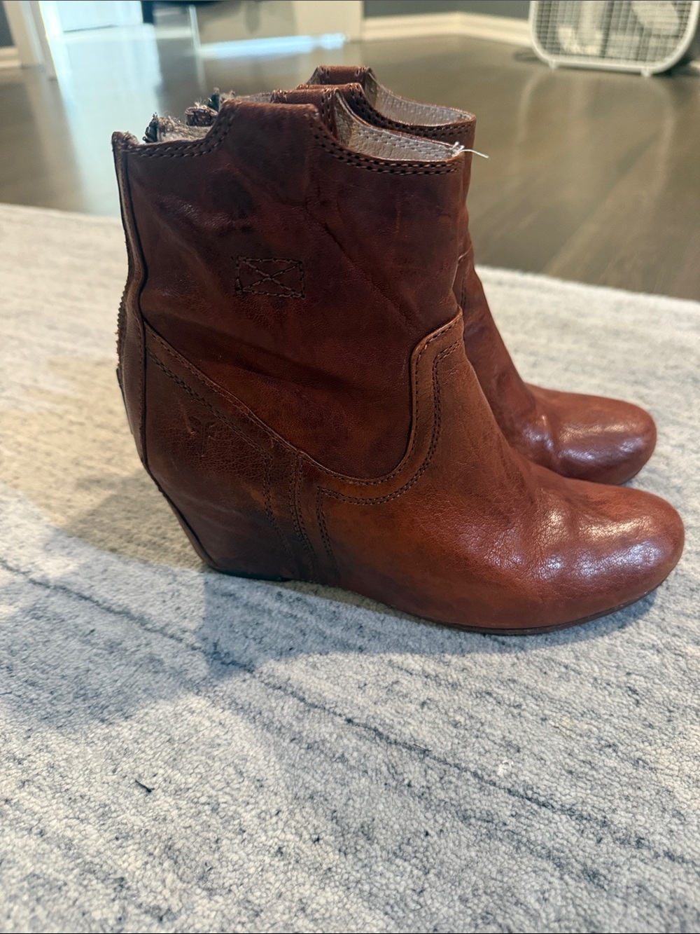Frye Carson Wedge Bootie